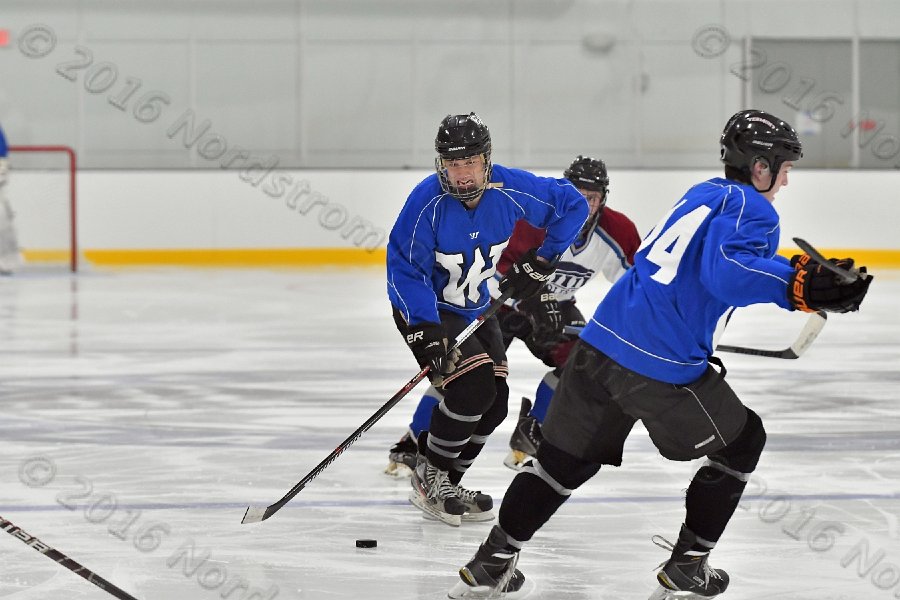 Wheaton College Men\'s Ice Hockey vs Middlesex Community College. - Photo By: KEITH NORDSTROM